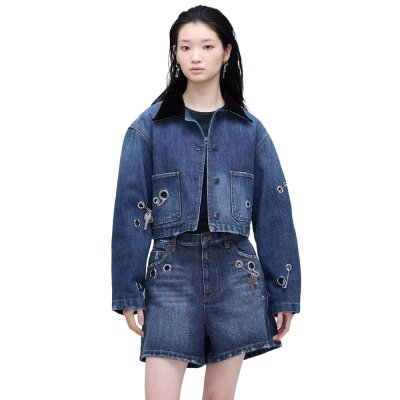 THE GROMMET DENIM GROMMET UTILITY JACKET
